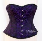 Black/Purple Brocade-100 - 