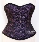 Brocade-100 black-pink - "Eleni"