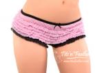 Steaming Pink and Black Rumba Pants