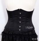 Classic Black Satin Underbust - 
