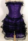 Purple Silk Lace with Skirt