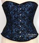 Brocade-100 black-blue - 