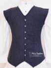 Mens Dark Grey Pinstripe - 