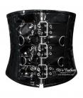 Men's Black PVC with Buckles - 